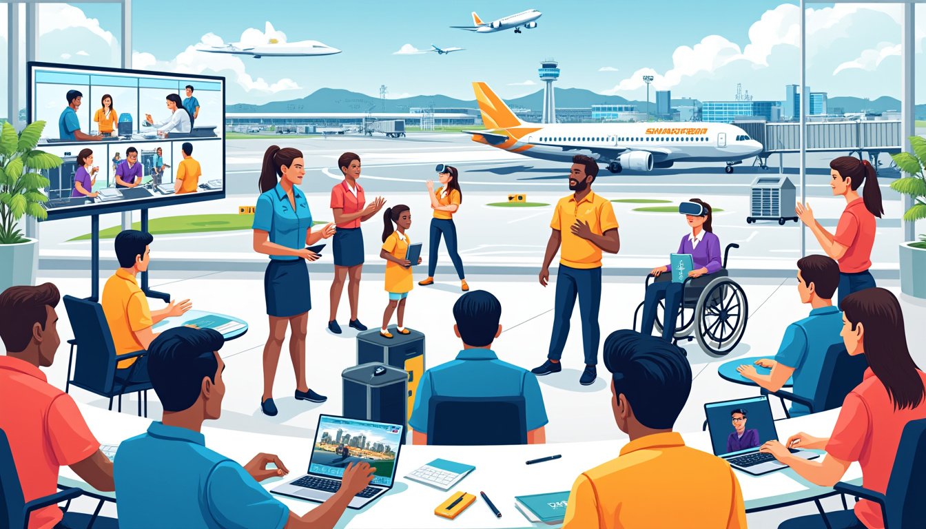 découvrez notre formation aéroportuaire gratuite et rémunérée pour une intégration réussie dans ce secteur dynamique. acquérez les compétences nécessaires pour travailler dans l'aviation et boostez votre carrière avec notre programme complet et adapté aux besoins du marché.